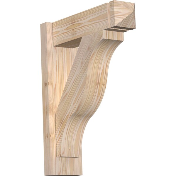 Ekena Millwork Funston Smooth Arts and Crafts Outlooker, Douglas Fir, 5 1/2"W x 18"D x 22"H OUT06X18X22FST03SDF - main